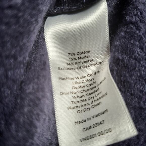 Talbots Plus Multi Color Polka Dot Navy Blue Cotton Blend Sweatshirt Size 2X - Picture 8 of 8